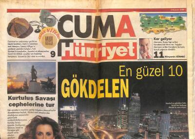 Hürriyet Gazetesi Cuma Eki 3 Kasım 2006 - Kurtuluş Savaşı Cephelerine Tur GZ116871 - 1