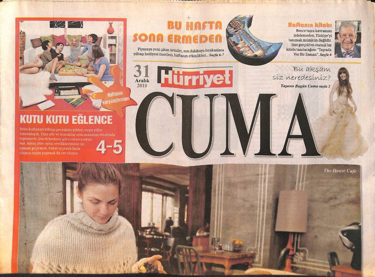 Hürriyet Gazetesi Cuma Eki 31 Aralık 2010 - Doğu'nun Kraliçesi Halep - Orhan Oğuz'un 10 Yıllık Projesi GZ158382 - 1