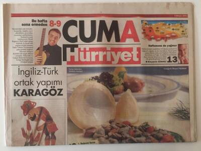 Hürriyet Gazetesi Cuma Eki 6 Mayıs 2005 - İngiliz -Türk Ortak Yapımı Karagöz GZ20297 - 1