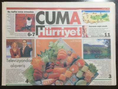Hürriyet Gazetesi Cuma Eki 6 Ocak 2006 - Suşinin On Adresi GZ23083 - 1
