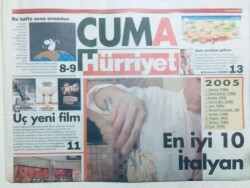 Hürriyet Gazetesi Cuma Eki 9 Aralık 2005 - En İyi 10 İtalyan Mekan GZ43372 - 2