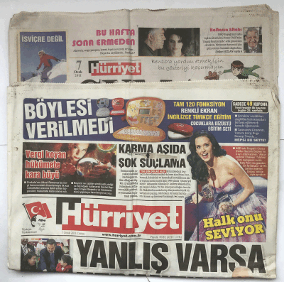 Hürriyet Gazetesi Cuma Eki İle 7 Ocak 2011 - LPGli 2 Oto Çarpıştı 6 Kişi Yanarak Öldü GZ5677 - 2