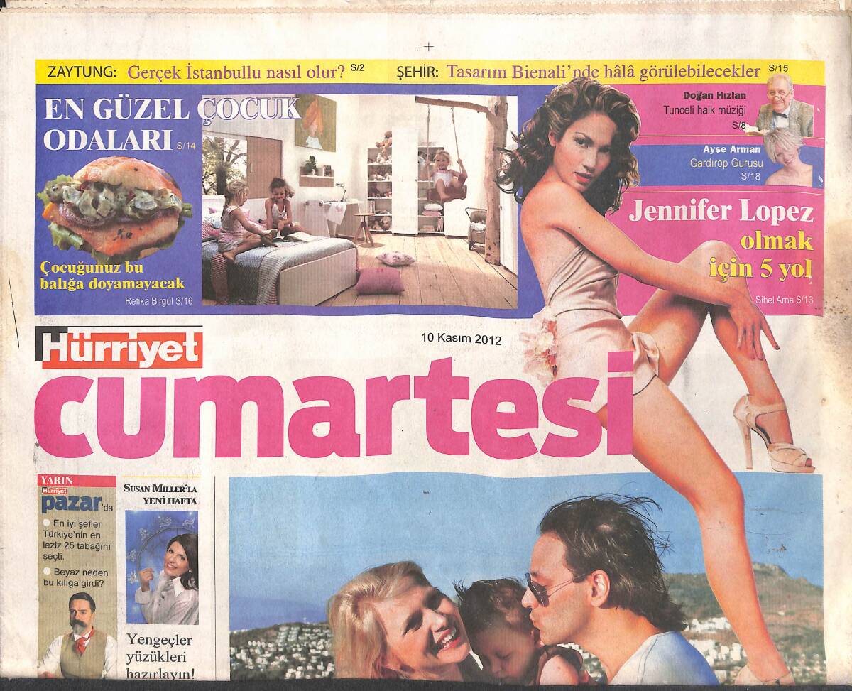 Hürriyet Gazetesi Cumartesi Eki 10 Kasım 2012 - Gerçek Bir İstanbullu Olma Rehberi - Erkek Yazarlar Kadınları Ciddiye Almıyor GZ135318 - 1