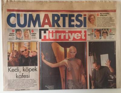 Hürriyet Gazetesi Cumartesi Eki 12 Nisan 2003- Fatih Erkoç İle Röportaj GZ31402 - 1