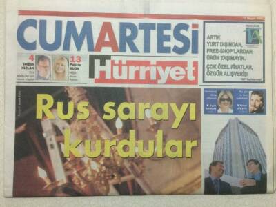 Hürriyet Gazetesi Cumartesi Eki 13 Mayıs 2006 - Rus Sarayı Kurdular GZ47916 - 1