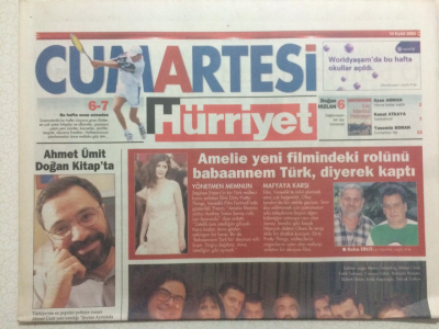 Hürriyet Gazetesi Cumartesi Eki 14 Eylül 2002 - Haftalık Mizah Dergisi Leman Bir Yara Daha Aldı,Penguen Geliyor GZ23929 - 1