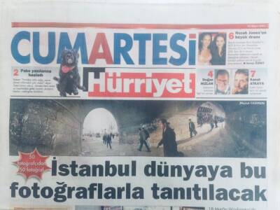 Hürriyet Gazetesi Cumartesi Eki 15 Mart 2003 - İstanbul Dünyaya Bu Fotoğraflarla Tanıtılacak GZ40476 - 1