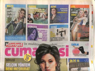 Hürriyet Gazetesi Cumartesi Eki 15 Nisan 2017 - Ayşe Arman Mutlu Aşk Vardır Ama Ölümsüz Aşk Yoktur GZ105952 - 1