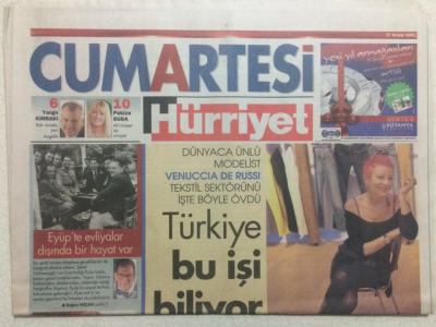 Hürriyet Gazetesi Cumartesi Eki 17 Aralık 2005 - Eyüpte Evliyalar Dışında Bir Hayat Var GZ23912 - 1