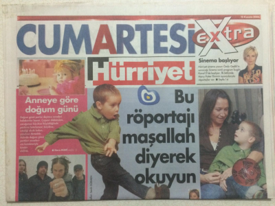 Hürriyet Gazetesi Cumartesi Eki 19 Kasım 2005 - Demet AkbağBu Röportajı Maşallah Diyerek Okuyun GZ23925 - 1