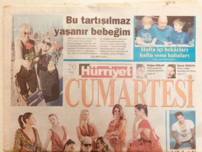 Hürriyet Gazetesi Cumartesi Eki 20 Mart 2010 - Moda Aleminin 25 Yıllık Uğurkan Erezi GZ40126 - 1
