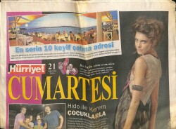 Hürriyet Gazetesi Cumartesi Eki 21 Ağustos 2010 - Serdar Ortaçın Dişi Versiyonu Nihan Çilesiz GZ100841 - 2