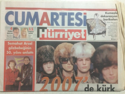 Hürriyet Gazetesi Cumartesi Eki 21 Ocak 2006 - Semahat Arsel Gözbebeğinin 50.Yılını Anlattı GZ23927 - 1