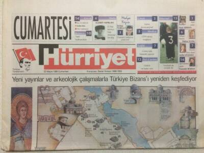 Hürriyet Gazetesi Cumartesi Eki 22 Mayıs 1999 - Konuşulan Bizans GZ47911 - 1