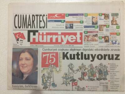 Hürriyet Gazetesi Cumartesi Eki 24 Ekim 1998 - Tasarımın Felsefesi GZ52040 - 1