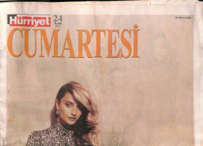 Hürriyet Gazetesi Cumartesi Eki 24 Eylül 2011 - Gülben Ergen , Dizi Yüzünden Mahkemelik GZ109661 - 1