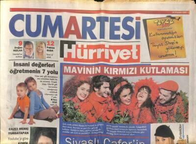 Hürriyet Gazetesi Cumartesi Eki 24 Kasım 2007 - Ayşe Özyılmazel Cinsellik Bizim Lanetimiz Mi ? GZ100487 - 1
