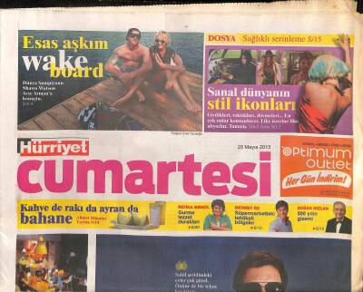 Hürriyet Gazetesi Cumartesi Eki 25 Mayıs 2013 - Çerkes Hasan Film Oluyor GZ116838 - 1