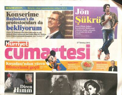 Hürriyet Gazetesi Cumartesi Eki 27 Temmuz 2013 - Kitapta Çin Yılı-İtalyan Gurme Fabrikası GZ105652 - 1