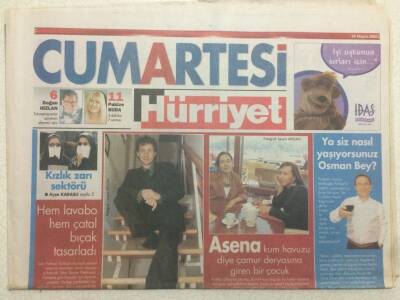 Hürriyet Gazetesi Cumartesi Eki 28 Mayıs 2005 - Banu Tuna Amerikan Stilinin Temsilcisi Tommy Hılfıger İle Konuştu GZ47038 - 1