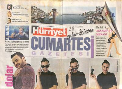 Hürriyet Gazetesi Cumartesi Eki 28 Nisan 2012 - Murat Dalkılıç , Bir Güzellik Yap Albümüyle Listelere Girdi GZ119538 - 1