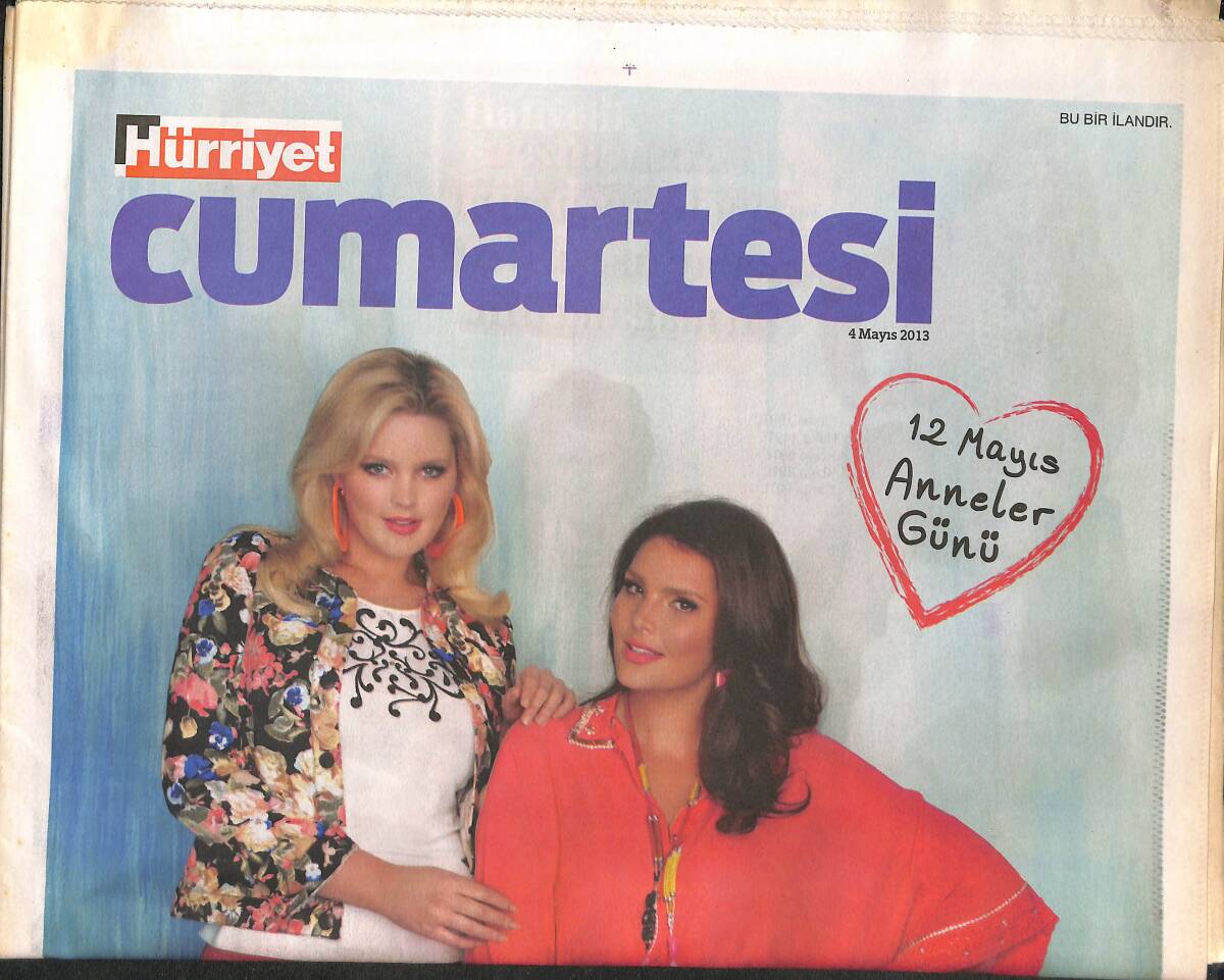 Hürriyet Gazetesi Cumartesi Eki 4 Mayıs 2013 - Nilgün Belgün: Hafiyelik Yapmam Kül De Yutmam - Justin Bieber Çilesi Bitmek Bilmedi! GZ137128 - 1