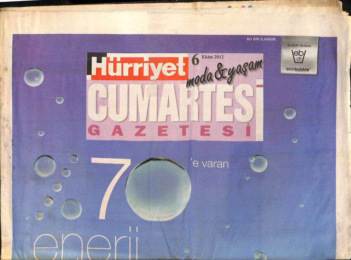 Hürriyet Gazetesi Cumartesi Eki 6 Ekim 2012 - Mickey Mouse'un Sevgilisi İstanbul'da GZ159957 - 1