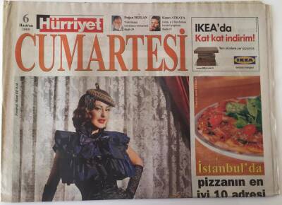 Hürriyet Gazetesi Cumartesi Eki 6 Haziran 2009 - İstanbulda Pizzanın En İyi 10 Adresi GZ18751 - 1