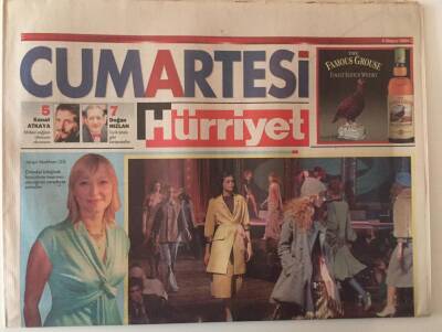 Hürriyet Gazetesi Cumartesi Eki 8 Mayıs 2004 - Son Yılların Yükselen İngiliz Hazır Giyim Markası Topshopın Baş Tasarımcısı Jacqui Markham - GZ20277 - 1