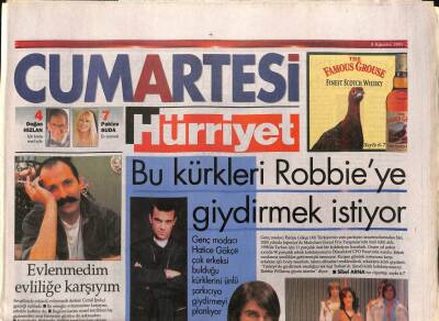 Hürriyet Gazetesi Cumartesi Eki 9 Ağustos 2003 - Ünlülerin Çocuklar İçin Söyledikleri - Kimyevi Biraderler Adını Niye Aldılar GZ96460 - 1