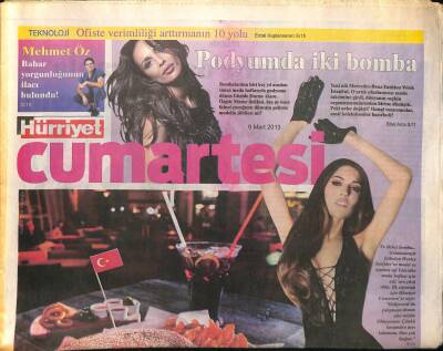 Hürriyet Gazetesi Cumartesi Eki 9 Mart 2013 - Canan Tan Yazarlık İçin Cihangir Kafelerinde Olmak Şart Mı ? GZ124969 - 1