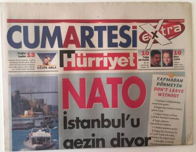 Hürriyet Gazetesi Cumartesi Extra Eki 12 Haziran 2004 - NATO İstanbulu Gezin Diyor GZ20872 - 1