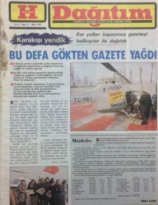Hürriyet Gazetesi Dağıtım Eki 1 Mart 1987 - Bu Defa Gazete Yağdı GZ32950 - 1
