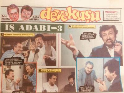 Hürriyet Gazetesi Devekuşu Eki 14 Aralık 1985 - İş Adabı - 3 GZ38996 - 1