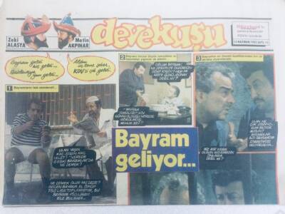 Hürriyet Gazetesi Devekuşu Eki 15 Haziran 1985 - Dondurma Falı Baktılar Aslında Dondurmacıyı Yaktılar GZ40435 - 1