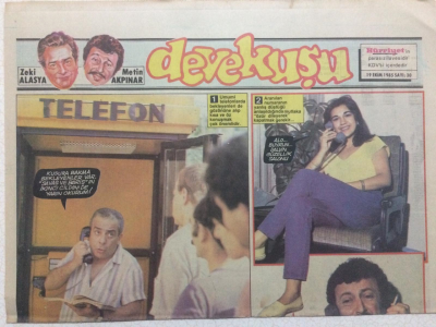 Hürriyet Gazetesi Devekuşu Eki 19 Ekim 1985 - Turizm Fena Patladı GZ27478 - 1