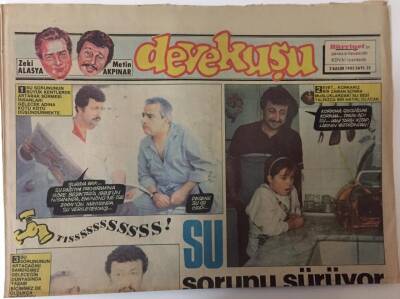 Hürriyet Gazetesi Devekuşu Eki - 2 Kasım 1985 - Su Sorunu Sürüyor GZ25336 - 1