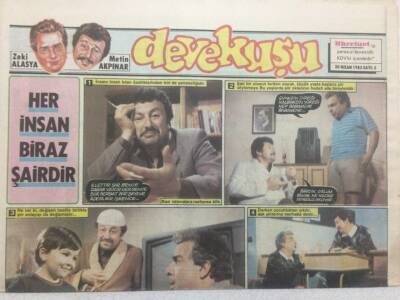 Hürriyet Gazetesi Devekuşu Eki 20 Nisan 1985 - Her İnsan Biraz Şairdir GZ50116 - 1