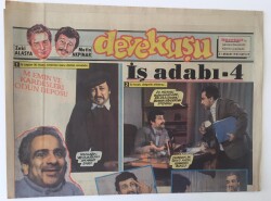 Hürriyet Gazetesi Devekuşu Eki 21 Aralık 1985 - Zeki Alasya - Metin Akpınar İş Adabı-4 GZ11450 - 2