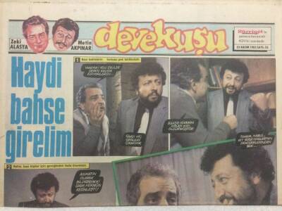 Hürriyet Gazetesi Devekuşu Eki 23 Kasım 1985 Haydi Bahse Girelim GZ35592 - 1
