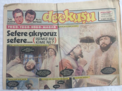 Hürriyet Gazetesi Devekuşu Eki 23 Mart 1985 - Sefere Çıkıyoruz Sefere - GZ21146 - 1