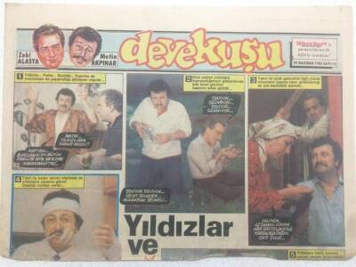 Hürriyet Gazetesi Devekuşu Eki 29 Haziran 1985 - Zeki Alasya Metin Akpınar,Yıldızlar Ve Biz GZ50161 - 1