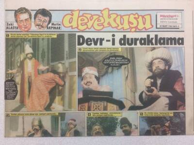 Hürriyet Gazetesi Devekuşu Eki 30 Mart 1985 - Zeki Alasya Metin Akpınar,Devr-i Duraklama GZ50162 - 1