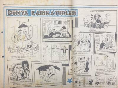Hürriyet Gazetesi Dünya Karikatürleri 18 Mart 1949 GZ14452 - 1