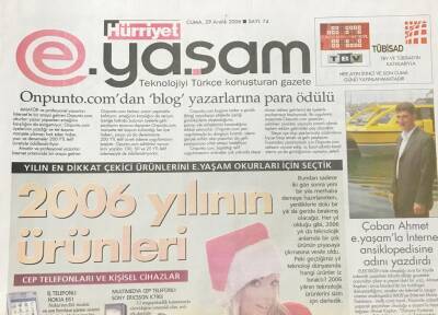 Hürriyet Gazetesi E-Yaşam Eki 28 Şubat 2003 -Bilgisayarlar Boğaziçice Anlayacaklar GZ36091 - 1