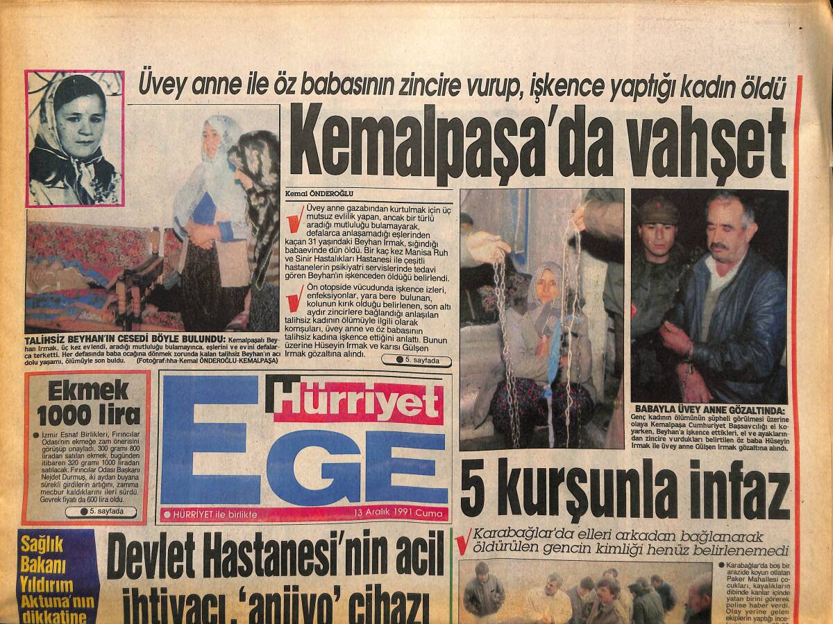 Hürriyet Gazetesi Ege Eki 13 Aralık 1991 - Sinopluları Buluşturan Gece - Sovyetler Birliğinden Gelen Güzel Dansçılar Şovlarıyla Yürek Yakıyor GZ153726 - 1
