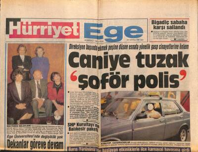 Hürriyet Gazetesi Ege Eki 23 Temmuz 1991 - Dikilide Festival Günleri GZ84090 - 1