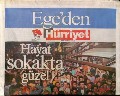 Hürriyet Gazetesi Egeden Eki 29 Mart 2013 - Dalyan Turunda Tekne Devrimi - Egenin Ödülleri Dünyayı Fethediyor GZ125916 - 1