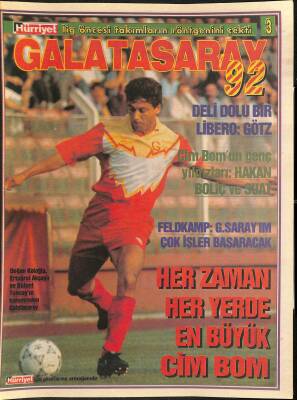 Hürriyet Gazetesi Eki - Galatasaray Oyuncu Kadrosu Afişi - Feldkamp Galatasarayım Çok İşler Başaracak GZ127392 - 1