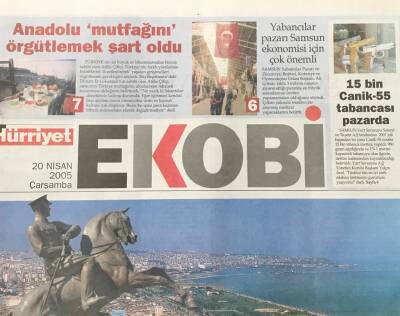 Hürriyet Gazetesi Ekobi Eki 20 Nisan 2005- Turizmin Gözdesi Fatih Oluyor-Samsun GZ36090 - 1
